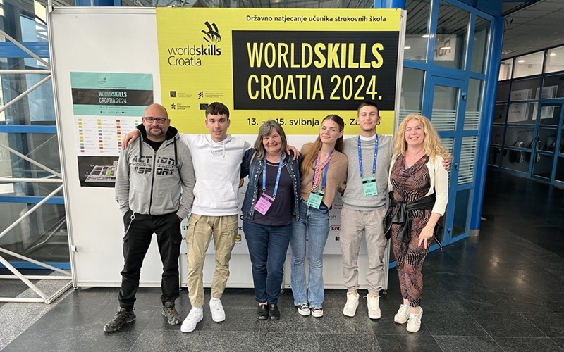 Velik uspjeh učenika Tehničke škole Pula  na državnom natjecanju Worldskills Croatia 2024